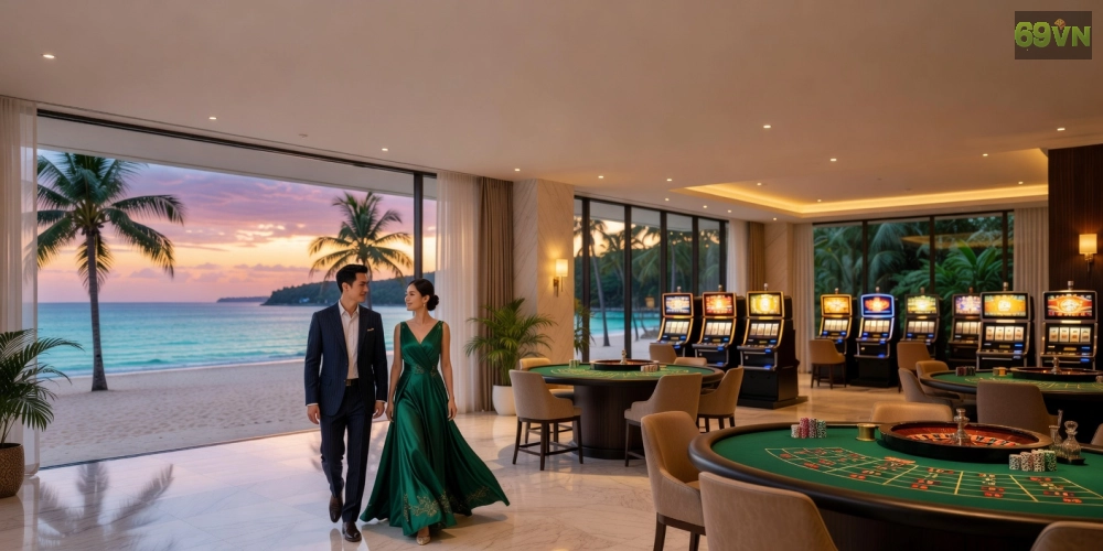 Khám phá khái niệm hotels with casinos 69vn qua hình ảnh minh họa sang trọng