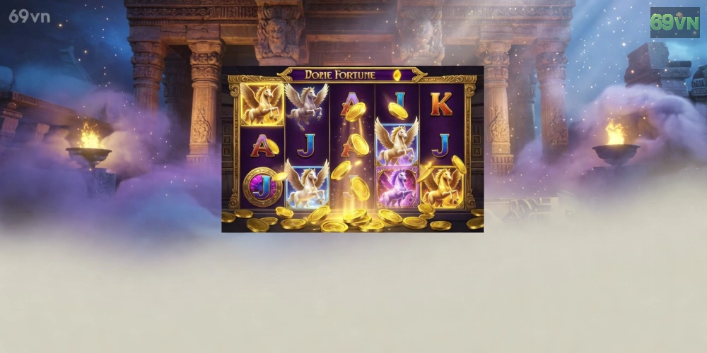 Hình ảnh trò chơi Divine Fortune với jackpot thần thoại trên 69vn uy tín